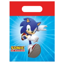 Paper bags “Sonic SEGA” 16 × 22 cm, 4 pcs