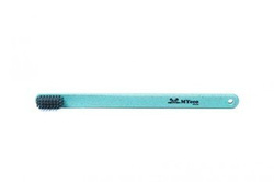 Brush natural FLAT soft green 1 piece.