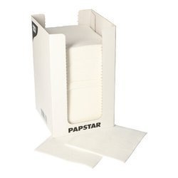 White 2-layer 1/4 napkins in dispenser 20 x 20 cm 100 pcs.