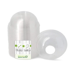 PLA convex lid with hole ¶r. 95 mm 100 pcs.