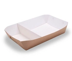 Tray with compartment 23 x 13 x 5.5 cm 100 pcs.