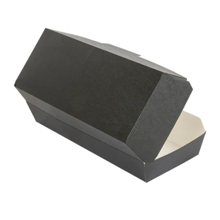 Black thermal lunch box Panini 26.5 x 12.2 x 7 cm, 50 pcs