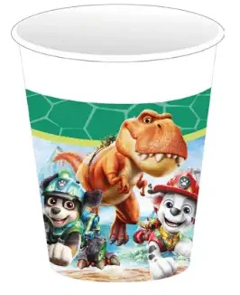 Kubek papierowy "Psi Patrol Dino" 200 ml 8 szt.