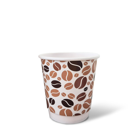 Kubek papierowy dwuściankowy, No Plastic, 250 ml, śr. 80 mm 25 szt.