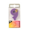Purple Birthday Candle Number "9", 1 pc.
