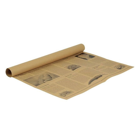 Newspaper greaseproof wrapping paper 50 x 37.5 cm 1000 pcs.