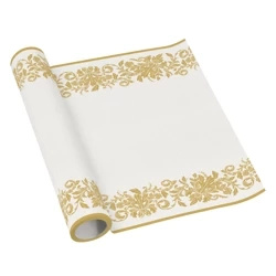 PREMIUM paper runner in roll, "Golden Ornament" 40 cm x 5 m 1 pcs.