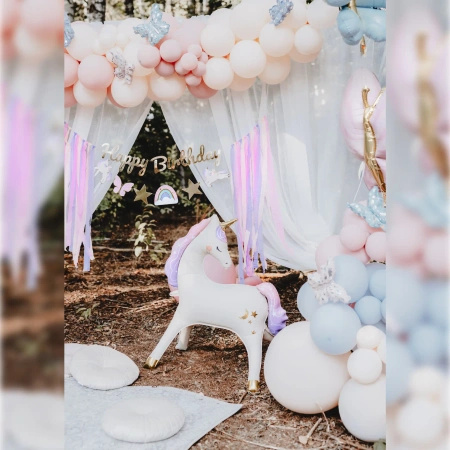 Standing Foil Balloon "Unicorn", 95 × 86 cm, 1 pc