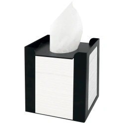 Napkin dispenser 10 x 20 cm, black, metal, Clarina, 1 pc