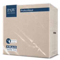 Serwetki Premium Airlaid Beżowe 40 x 40 cm 50 szt.