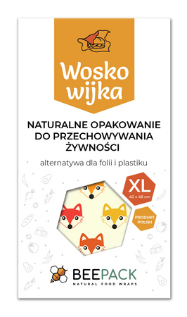 Waxwork "Foxes" size "XL" 40 x 48 cm 1 pcs.