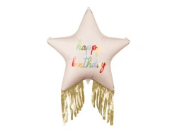 Foil Balloon "Star Happy Birthday", 72 × 72 cm, 1 pc