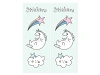 Paper Treat Bags "Unicorn", 8 × 18 × 6 cm, 6 pcs