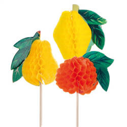 Ice cream sticks "Fruits" 10 cm 100 pcs.