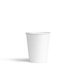 White vending paper cup 180 ml, ¶. 70 mm, 100 pcs.