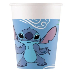 Kubek papierowy "Stitch & Angel" 200 ml 8 szt.