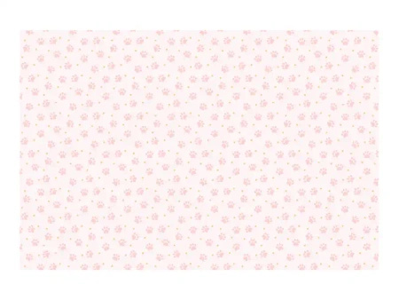 Paper Tablecloth "Paw Prints", 120 × 180 cm, 1 pc