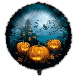 Foil balloons “Halloween” 46 cm, 1 pcs