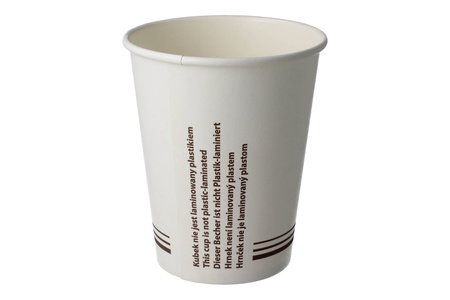 Kubek papierowy biały dyspersja, 250 ml, 50 szt.
