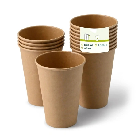 Kraft vending paper cup 180 ml, ¶. 70 mm, 50 pcs.