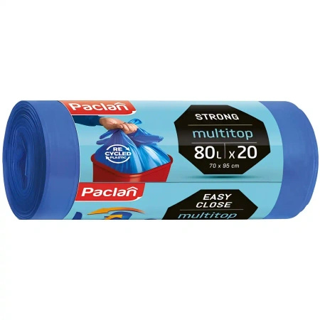 Paclan Expert Multitop bags 70 × 95 cm, 80 L, 20 pcs