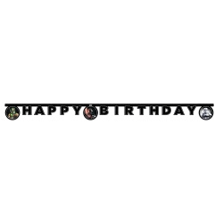 Baner urodzinowy papierowy "Star Wars" 2 m 1 szt.