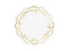 Decorative Paper Placemats White, 35.5 cm, 6 pcs