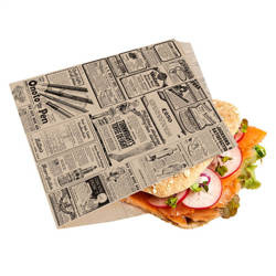 "TIMES" burger paper bag 16.5 x 16 cm, 500 pcs.