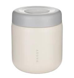 RAGS'y Food Jar Thermal Food Container Sand / Beige, Yellow, White 480 ml, 1 pc.