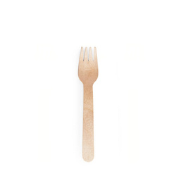 Wooden dessert forks 11 cm 100 pcs.