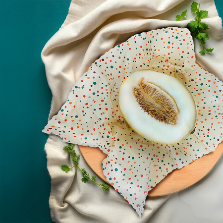 Waxwork "Dots" size "L" 36 x 36 cm 1 pcs.