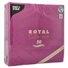 Royal Collection purple 1/4 3W napkins 40 x 40 cm 50 pcs.