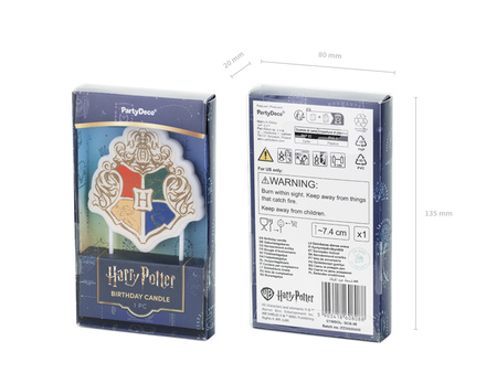 Birthday Candle “Harry Potter”, 6.7 × 7.4 cm, 1 pc.