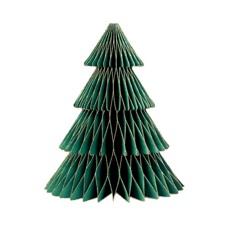 Two Christmas paper trees 9 x 20 cm + 13 x 30 cm