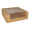 Cake box with window PLA 30 x 30 x 10 cm 25 pcs.
