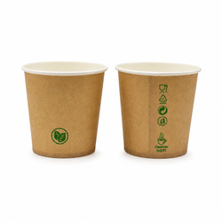 Paper cup kraft dispersion 120 ml, ¶. 62 mm 50 pcs.