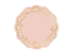 Decorative Paper Placemats Pink, 35.5 cm, 6 pcs