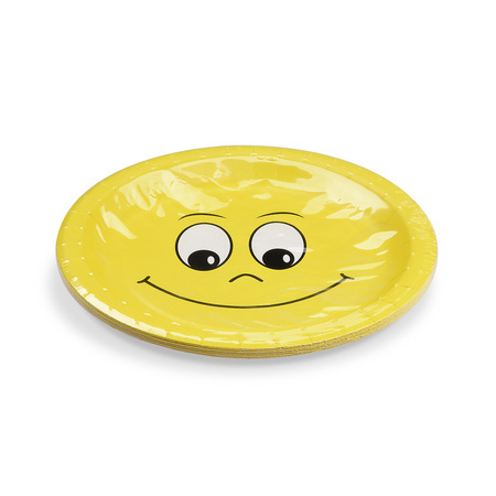 Round paper plate "Smile" ¶ 23 cm 10 pcs.