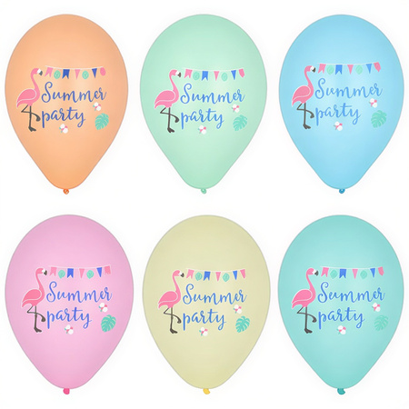 Balony "Summerparty" mix 29 cm 6 szt.