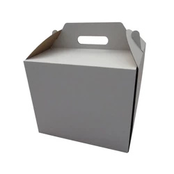 Confectionery box with handle 26 x 26 x 25 cm 10 pcs.