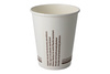 Kubek papierowy Biały dyspersja, 250 ml, 50 szt.