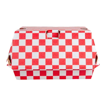 Burger box termiczny, "Fitipaldi" / "Kratka", 14,7 x 14 x 7 cm, 50 szt.