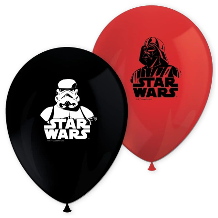 Balony lateksowe "Star Wars", 28 cm, 8 szt.
