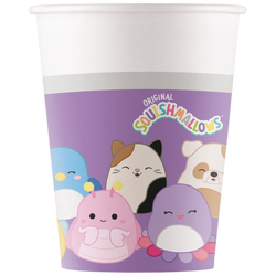 Kubek papierowy "Squishmallows" 200 ml 8szt.
