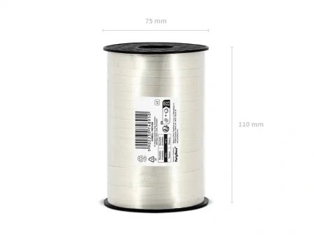 Ribbon / Tape, White, 5 mm × 225 m, 1 pc