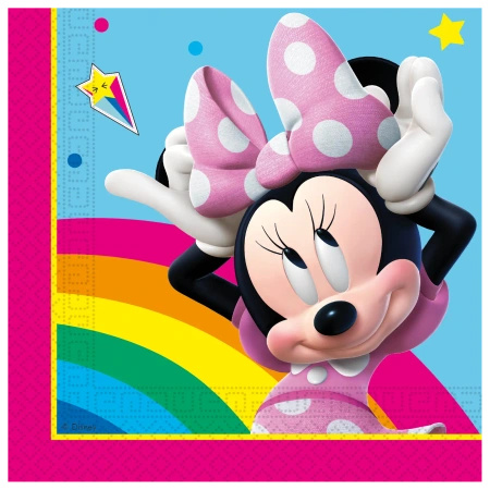 2-ply napkins “Minnie Mouse”, 33 × 33 cm, 20 pcs