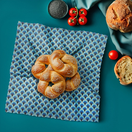 Waxwork "Waves" size "L" 36 x 36 cm 1 pcs.