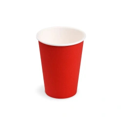 Paper Cup, red, Ø 74 mm, 240 ml, 10 pcs