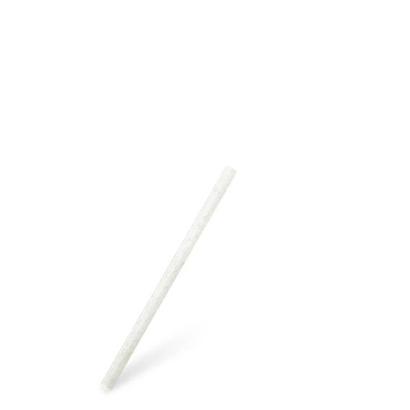 Reusable biocomposite straws white 8/140 mm 100 pcs
