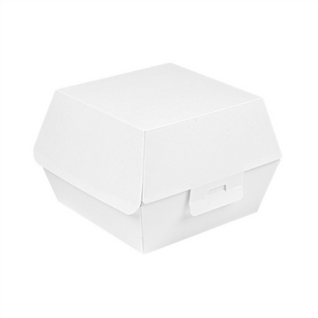 Thermal burger box White, size "L+", 14.4 x 13.6 x 9.2 cm 50 pcs.